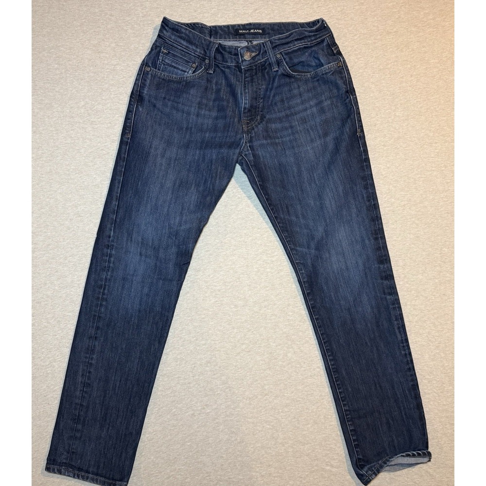 MAVI Woman's Dark Wash Straight Leg Blue Jeans 30